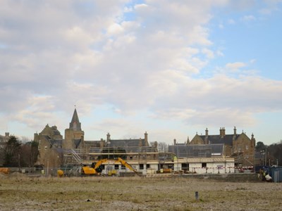 UHI student accommodation hostel progress