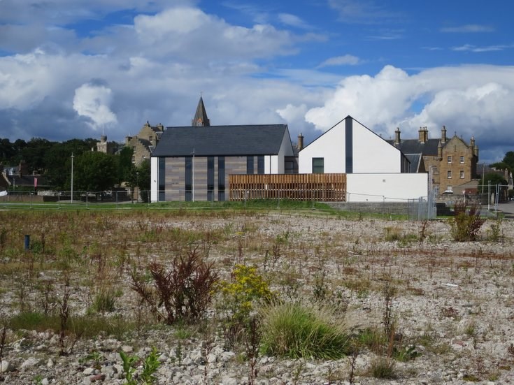 Finished exterior of the UHI student accommodation