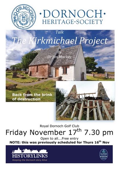 DHS Talk 'The Kirkmichael Project