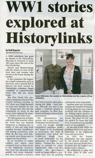 WW1 Stories explored at HistoryLinks