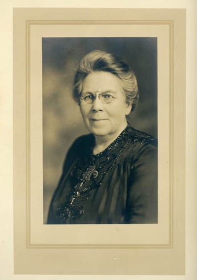 Portrait photograph by or of Mabel Sykes