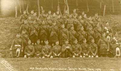 4/5th Seaforth Highlanders  Sergeants Mess Tain 