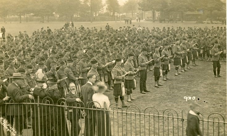 Seaforth Highlanders Drum Head Service