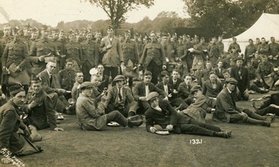 Seaforth Highlanders at summer camp