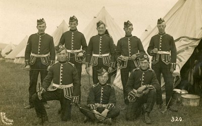 4th/5th Seaforth Highlanders in dress uniform