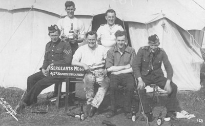 Staff of the Sergeants' Mess 4th/5th Seaforth