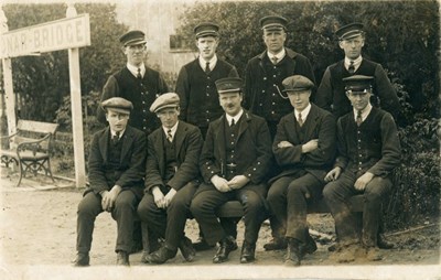 Wilson family - Railway staff group photograph