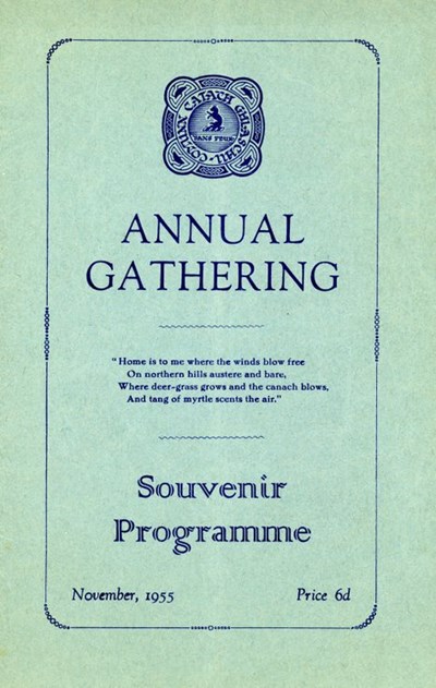 Annual Gathering  Programme 1955