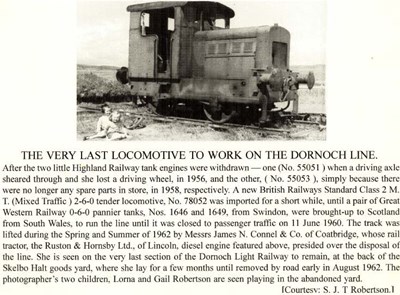 Last locomotive