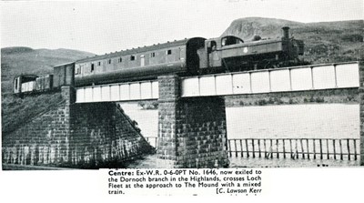 Train crossing The Mound bridge