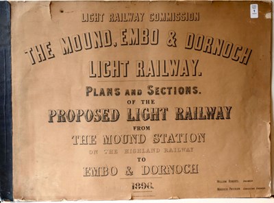 Plans & Sections for Dornoch Light Railway