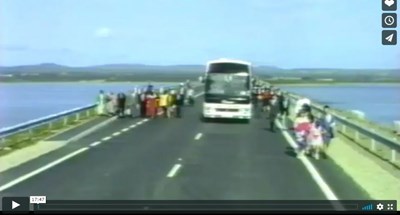 Film of construction and Opening of Dornoch Firth Bridge