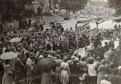 Freedom ceremony late 1940s