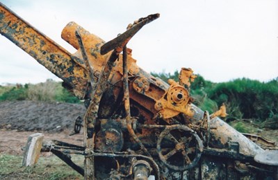 WW1 German field gun breech mechanism