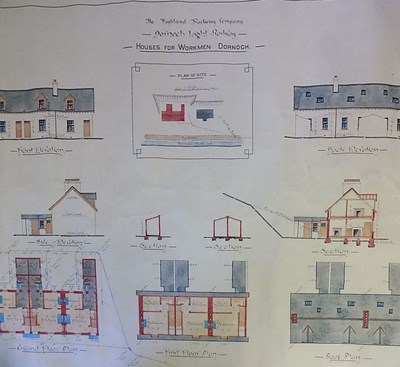 Houses for Dornoch Light Railway workmen