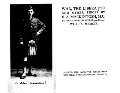 War the Liberator by E A Mackintosh MC