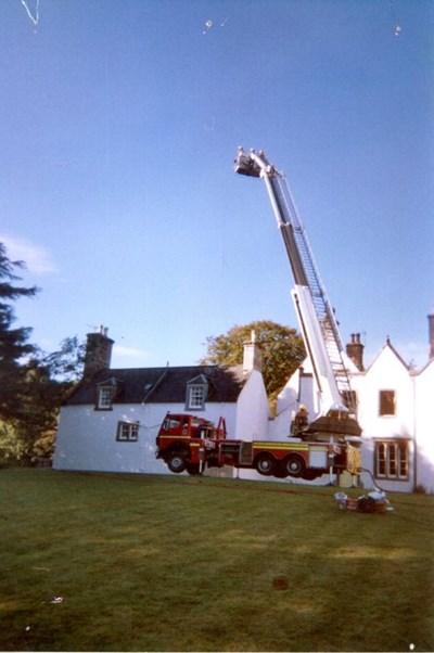 Fire at Uppat House Brora