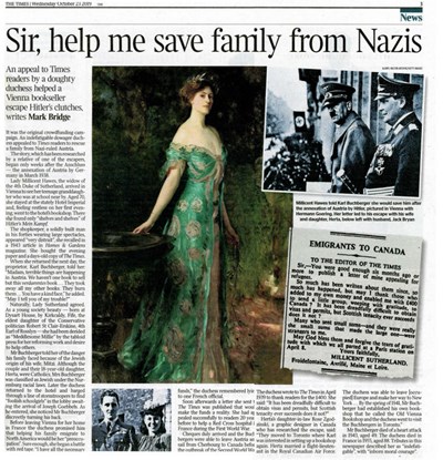 'Sir, help me save my family from Nazis'