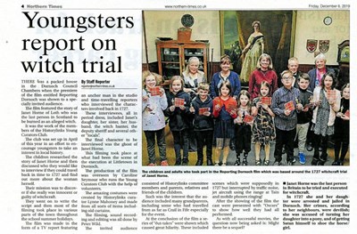 'Youngsters Report on Witch Trial'