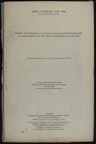 House of Commons Railway Report