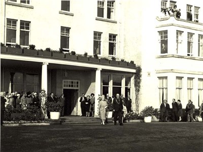 Opening of Dornoch Academy 1963
