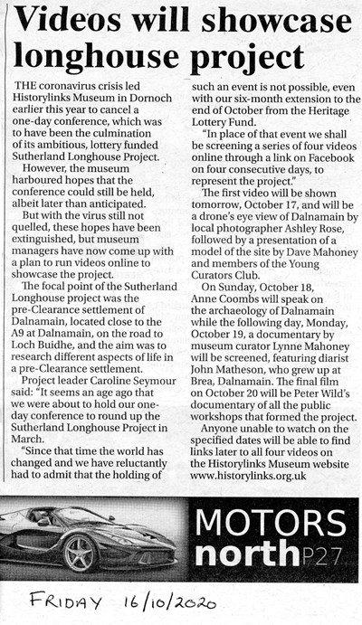 Videos will showcase longhouse project