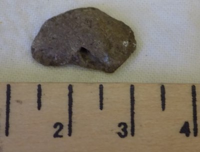 Piece of lead found at Dalnamain