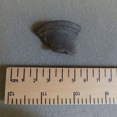 Metal fragments from a domestic vessel