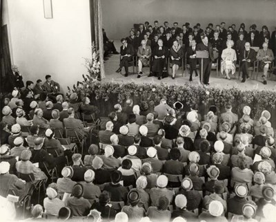 Opening of Dornoch Academy 1963