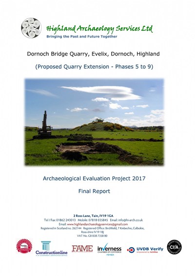 Excavation Report