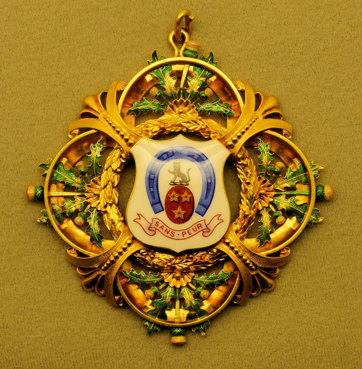 Dornoch Burgh Ceremonial Regalia – Enamelled Shield with Coat of Arms
