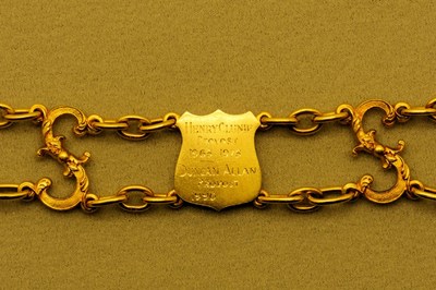 Dornoch Burgh Ceremonial Regalia – 10th engraved shield of Chain of Office