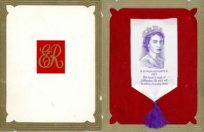 Queen Elizabeth II Coronation 1953 commemorative card