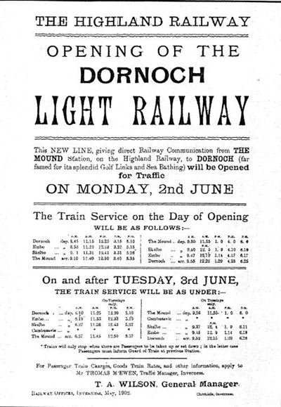 Dornoch light railway