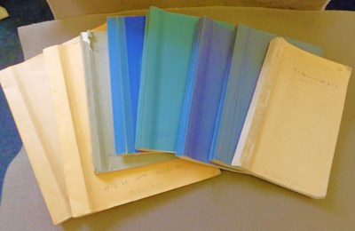 Set of 8 Dornoch SWRI Correspondence Books