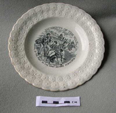 Commemoration plate of the Crimean war