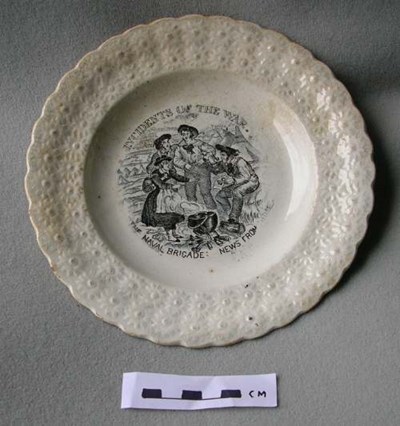 Commemoration plate of the Crimean war