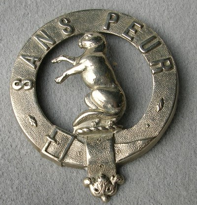 Cap badge of 5th Seaforth Highlanders