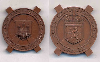 Caledonian Challenge Shield medal  - Robert Mackay