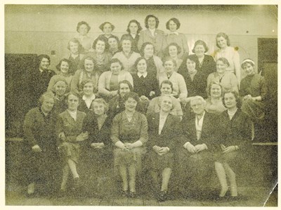 Group photograph of  Embo Women's Institute c 1948