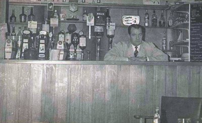 The club barman at the Royal Dornoch