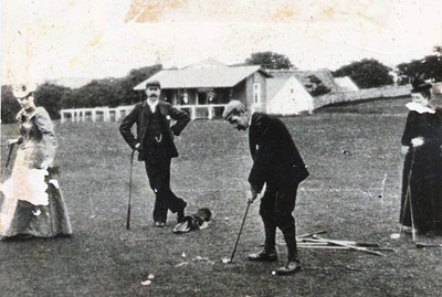 Golf at Dornoch at the beginning of the century or earlier