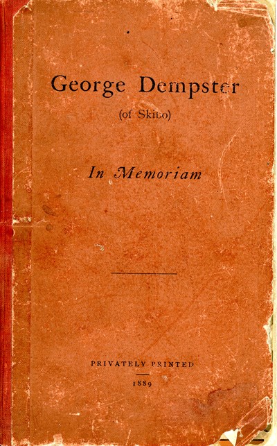 George Dempster - In Memoriam