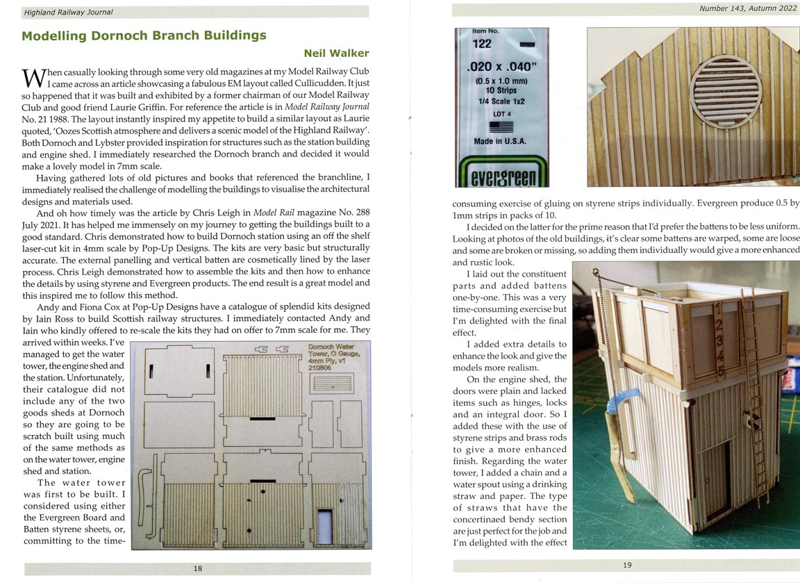 Modelling Dornoch Branch Buildings