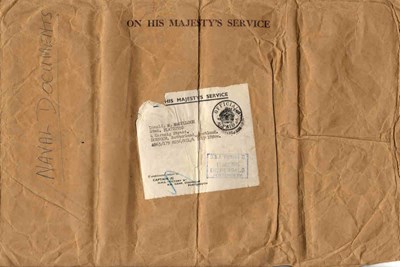 Large 'On His Majesty's Service envelope