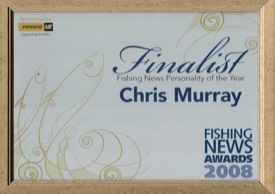 Framed Fishing News Award
