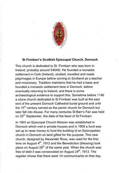 St Finnbarr's Scottish Episcopal Church, Dornoch