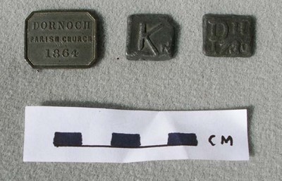 Communion Tokens from Dornoch and Kincardine?