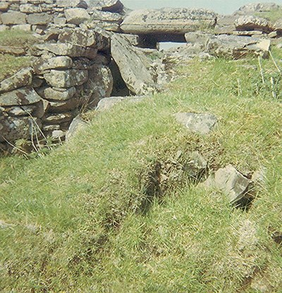 Lintel Slab of Broch ~ Carn Liath, Strath Steven