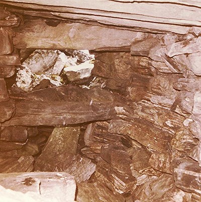 Inside Entrance Passage ~ Broch at Dun Creagach, Kilbreck